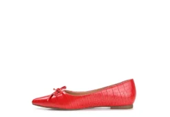 Journee Collection Womens Devalyn Flat - Red 10 Journee Collection Womens Devalyn Flat - Red -Deals All Walk Styles Store US 01 107047 03
