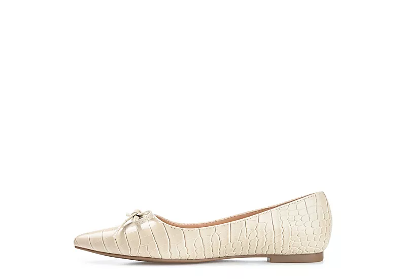 Journee Collection Womens Devalyn Flat - Stone 4 Journee Collection Womens Devalyn Flat - Stone - Image 4