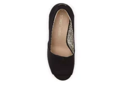 Toms Womens Michelle Wedge - Black -Deals All Walk Styles Store US 01 107378 03
