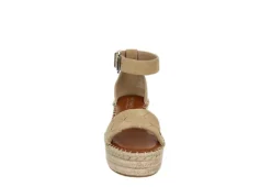 Michael By Michael Shannon Womens Bridgette Wedge Sandal - Tan -Deals All Walk Styles Store US 01 107382 02