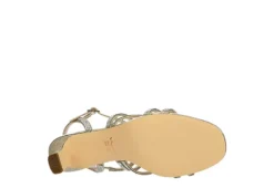 N By Nina Womens Bloom Sandal - Champagne -Deals All Walk Styles Store US 01 107406 06
