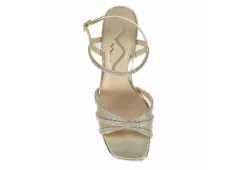N By Nina Womens Sevyn Platform Sandal - Gold -Deals All Walk Styles Store US 01 107409 05