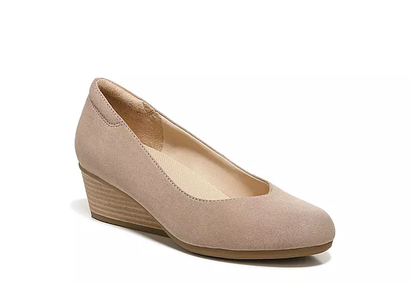 Dr. Scholl's Womens Be Ready Pump - Taupe 1 Dr. Scholl's Womens Be Ready Pump - Taupe