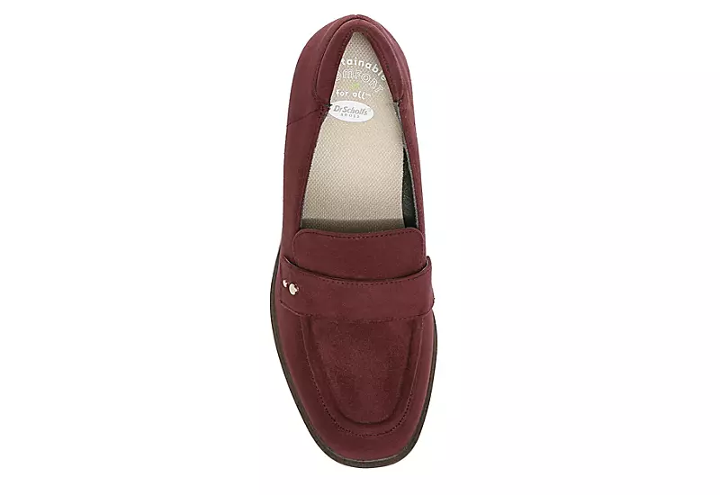 Dr. Scholl's Womens Rumors Loafer - Burgundy 6 Dr. Scholl's Womens Rumors Loafer - Burgundy - Image 6
