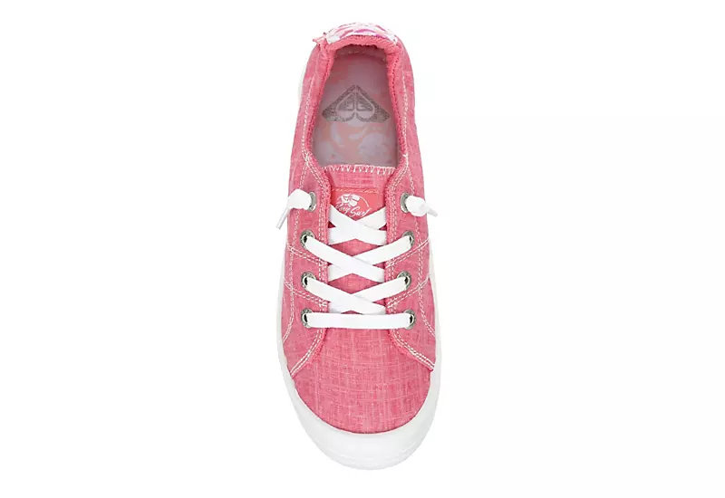 Roxy Womens Bayshore Plus Slip On Sneaker - Pink 6 Roxy Womens Bayshore Plus Slip On Sneaker - Pink - Image 6