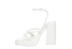 Madden Girl Womens Aces Platform Sandal - White -Deals All Walk Styles Store US 01 107543 03