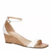 Unisa Womens Karder Wedge Sandal - White