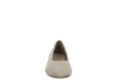Skechers Womens Cleo 2.0 Knitty Witty Flat - Taupe -Deals All Walk Styles Store US 01 107722 02