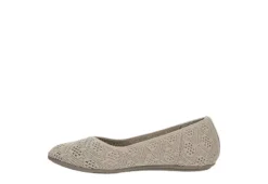 Skechers Womens Cleo 2.0 Knitty Witty Flat - Taupe -Deals All Walk Styles Store US 01 107722 03