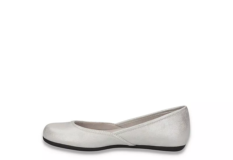Easy Street Womens Tamar Flat - Silver 4 Easy Street Womens Tamar Flat - Silver - Image 4