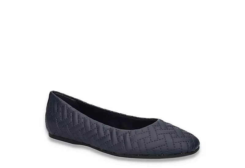 Easy Street Womens Mazi Flat - Navy 1 Easy Street Womens Mazi Flat - Navy