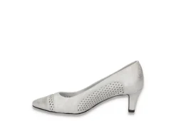 Easy Street Womens Ansen Pump - Silver -Deals All Walk Styles Store US 01 108091 03