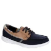 Skechers Womens Go Walk Lite Playa Vista Boat Shoe - Navy