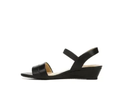 Lifestride Womens Yuma Wedge Sandal - Black -Deals All Walk Styles Store US 01 201296 03