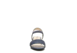 Lifestride Womens Yuma Wedge Sandal - Navy -Deals All Walk Styles Store US 01 201297 02