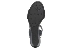 Lifestride Womens Yuma Wedge Sandal - Navy -Deals All Walk Styles Store US 01 201297 06