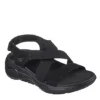 Skechers Womens Go Walk Arch Fit Outdoor Sandal - Black