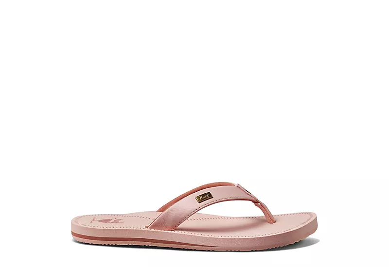 Reef Womens Beachbreak Flip Flop Sandal - Pale Pink 2 Reef Womens Beachbreak Flip Flop Sandal - Pale Pink - Image 2