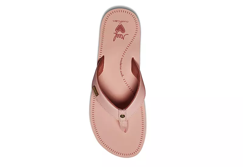 Reef Womens Beachbreak Flip Flop Sandal - Pale Pink 3 Reef Womens Beachbreak Flip Flop Sandal - Pale Pink - Image 3