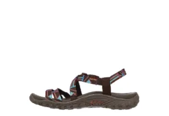 Skechers Womens Reggae Native Vibez Outdoor Sandal - Chocolate -Deals All Walk Styles Store US 01 202402 02
