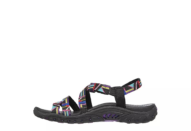 Skechers Womens Reggae Native Vibez Outdoor Sandal - Black 3 Skechers Womens Reggae Native Vibez Outdoor Sandal - Black - Image 3