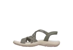 Skechers Womens Reggae Slim Takes Two Womens Sandal - Olive -Deals All Walk Styles Store US 01 202405 02