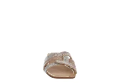 Michael By Michael Shannon Womens Skylar Slide Sandal - Med Metallic -Deals All Walk Styles Store US 01 202475 02