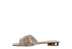 Michael By Michael Shannon Womens Skylar Slide Sandal - Med Metallic -Deals All Walk Styles Store US 01 202475 03