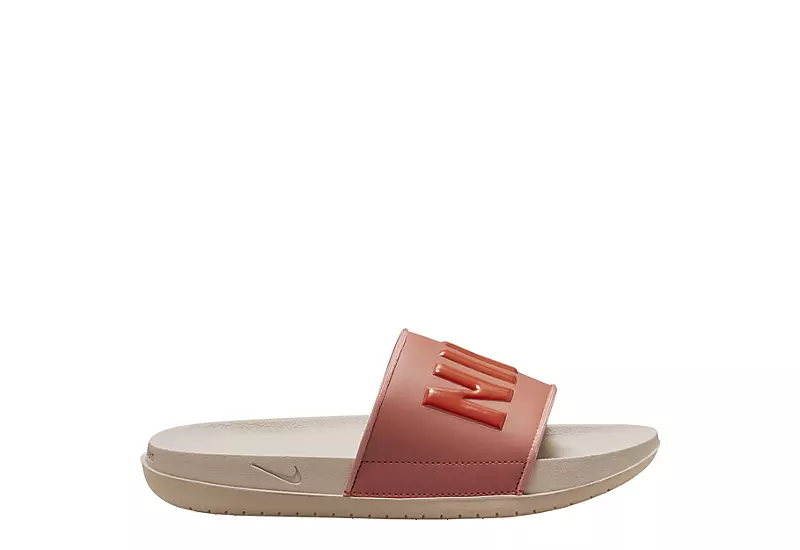 Nike Womens Off Court Slide Sandal - Peach 1 Nike Womens Off Court Slide Sandal - Peach
