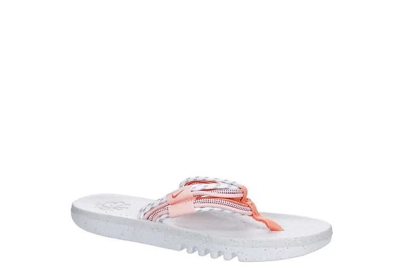 Nike Womens Ecohaven Flip Flop Sandal - Peach 1 Nike Womens Ecohaven Flip Flop Sandal - Peach