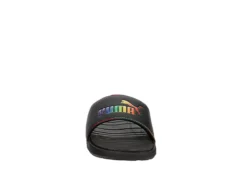 Puma Womens Cool Cat Rainbow Slide Sandal - Black 9 Puma Womens Cool Cat Rainbow Slide Sandal - Black -Deals All Walk Styles Store US 01 202625 02