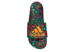 Adidas Womens Adilette Comfort Slide Sandal - Green -Deals All Walk Styles Store US 01 202664 05