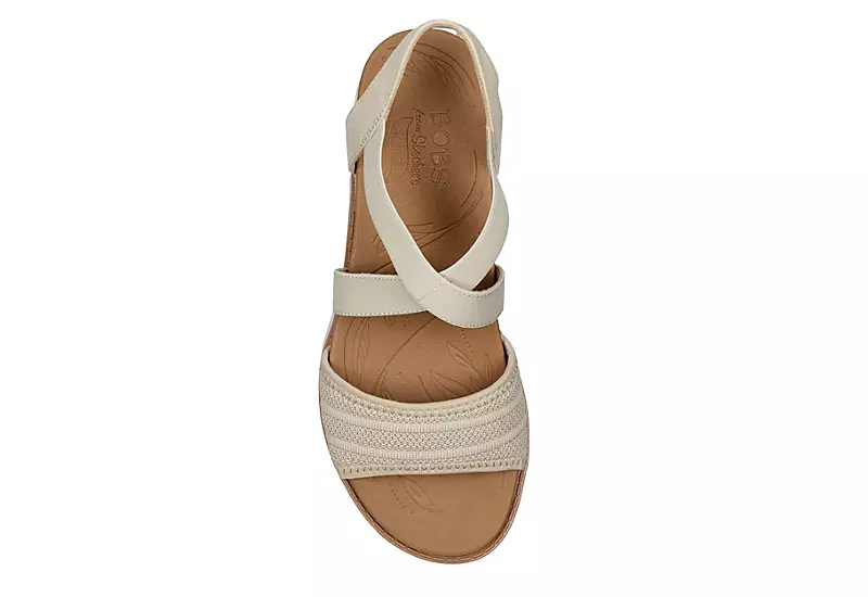 Skechers Womens Arch Fit Beach Kiss Sandal - Natural 4 Skechers Womens Arch Fit Beach Kiss Sandal - Natural - Image 4