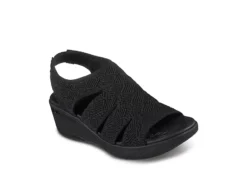 Skechers Womens Pier Lite-memory Maker Sandal - Black