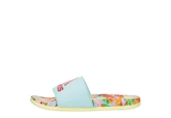 Adidas Womens Adilette Comfort Slide Sandal - Aqua -Deals All Walk Styles Store US 01 203097 03