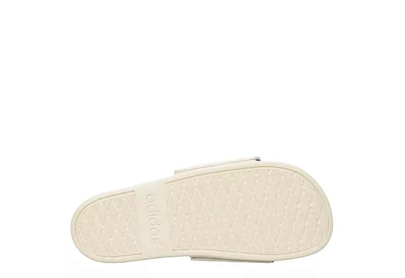Adidas Womens Adilette Comfort Slide Sandal - Off White 7 Adidas Womens Adilette Comfort Slide Sandal - Off White - Image 7