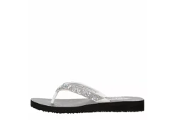 Skechers Womens Love Letter Flip Flop Sandal - White -Deals All Walk Styles Store US 01 203261 03