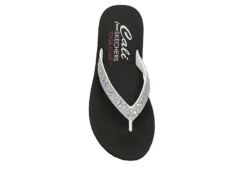 Skechers Womens Love Letter Flip Flop Sandal - White -Deals All Walk Styles Store US 01 203261 05