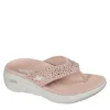 Skechers Womens Dazzle- Arch Fit Flip Flop Sandal - Pink