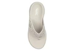 Skechers Womens Dazzle- Arch Fit Flip Flop Sandal - Natural -Deals All Walk Styles Store US 01 203277 03
