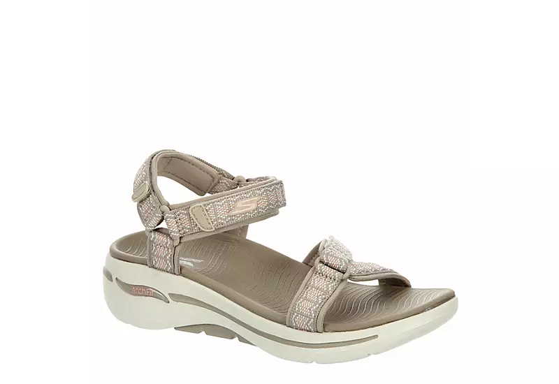 Skechers Womens Affinity Sandal - Taupe 1 Skechers Womens Affinity Sandal - Taupe