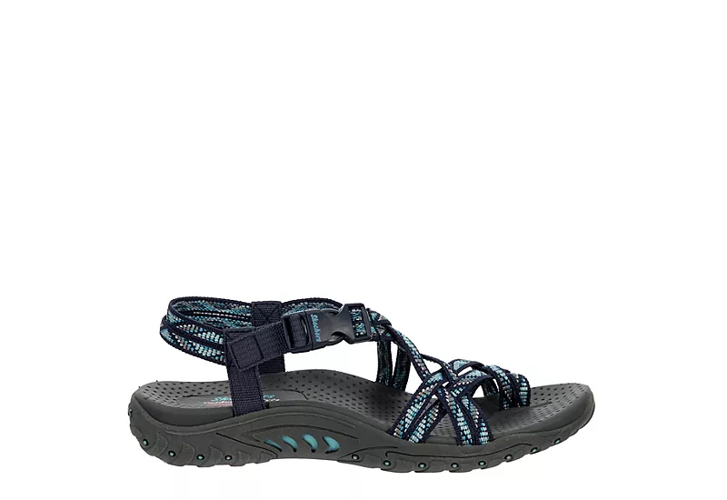 Skechers Womens Reggae Irie Mon Trail Grazer Outdoor Sandal - Navy 2 Skechers Womens Reggae Irie Mon Trail Grazer Outdoor Sandal - Navy - Image 2