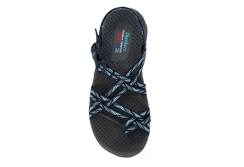 Skechers Womens Reggae Irie Mon Trail Grazer Outdoor Sandal - Navy 6 Skechers Womens Reggae Irie Mon Trail Grazer Outdoor Sandal - Navy - Image 6