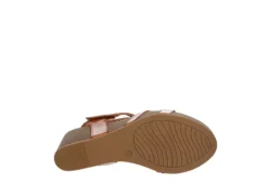 Xappeal Womens Maggy Wedge Sandal - Cognac -Deals All Walk Styles Store US 01 203298 06