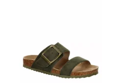 Bjorndal Womens Courtney Footbed Sandal - Olive