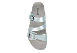 Bjorndal Womens Delaney Footbed Sandal - Silver 12 Bjorndal Womens Delaney Footbed Sandal - Silver -Deals All Walk Styles Store US 01 203311 05