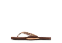 Rainbow Sandals Womens Crystal Collection Flip Flop Sandal - Brown -Deals All Walk Styles Store US 01 203323 03