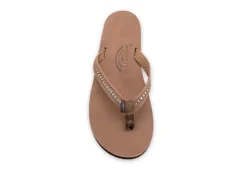 Rainbow Sandals Womens Crystal Collection Flip Flop Sandal - Brown -Deals All Walk Styles Store US 01 203323 05