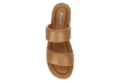 Xappeal Womens Bethany Wedge Sandal - Tan -Deals All Walk Styles Store US 01 203326 05