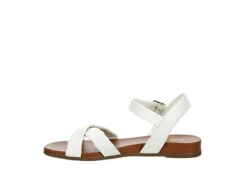 Xappeal Womens Rayna Sandal - White -Deals All Walk Styles Store US 01 203330 03